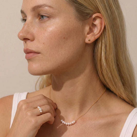 The Minimalist Pearl Set | Alva & Astrid