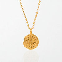 Reversible Sun & Moon Necklace - 18K Gold Plated - Luma
