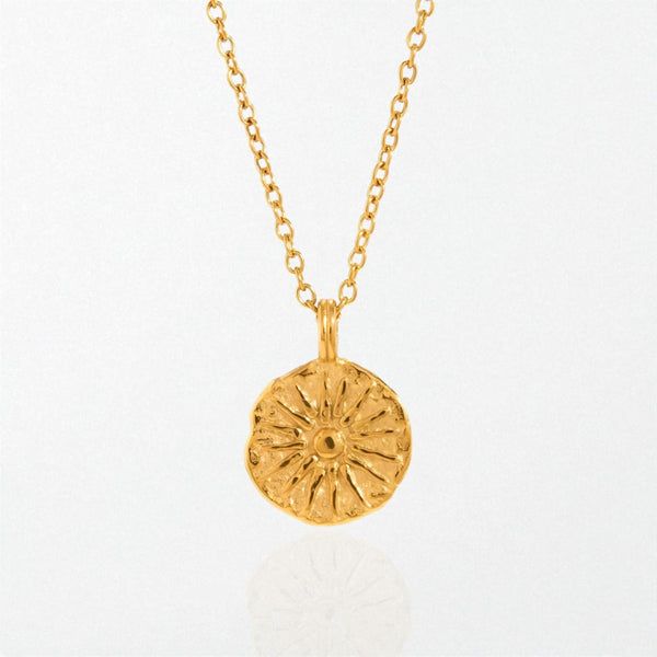 Reversible Sun & Moon Necklace - 18K Gold Plated - Luma