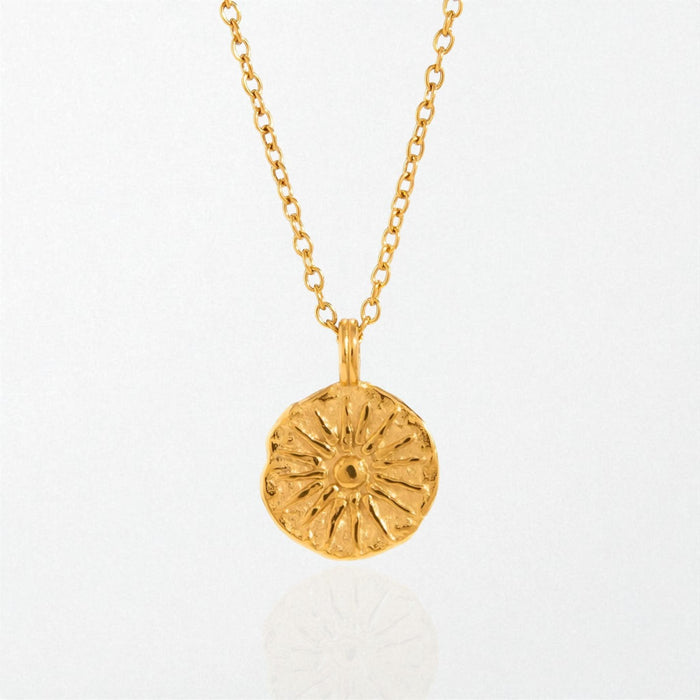 Reversible Sun & Moon Necklace - 18K Gold Plated - Luma