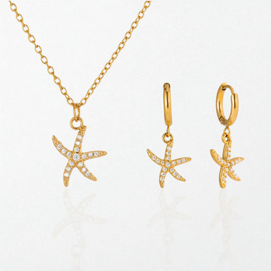 The Pavé Starfish Set | Lucia