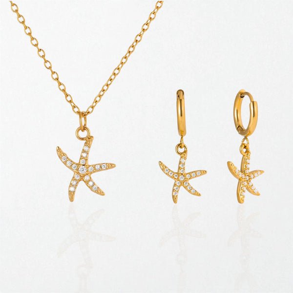 The Pavé Starfish Set | Lucia