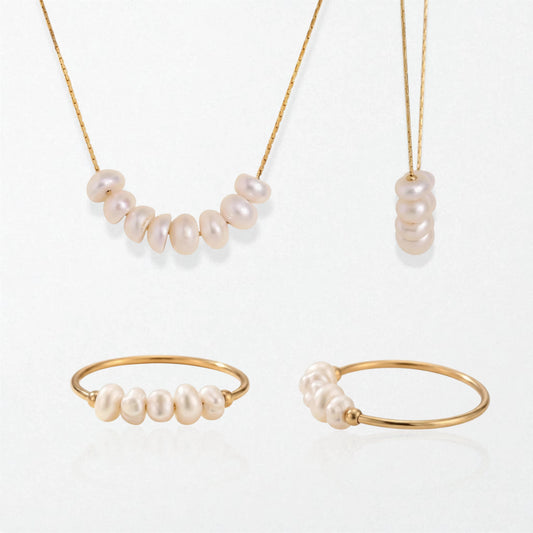 The Minimalist Pearl Set | Alva & Astrid